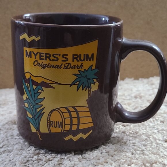 Vintage Myers's Rum “Original Dark” Coffee Cup 10oz Ceramic Mug - Picture 2 of 3